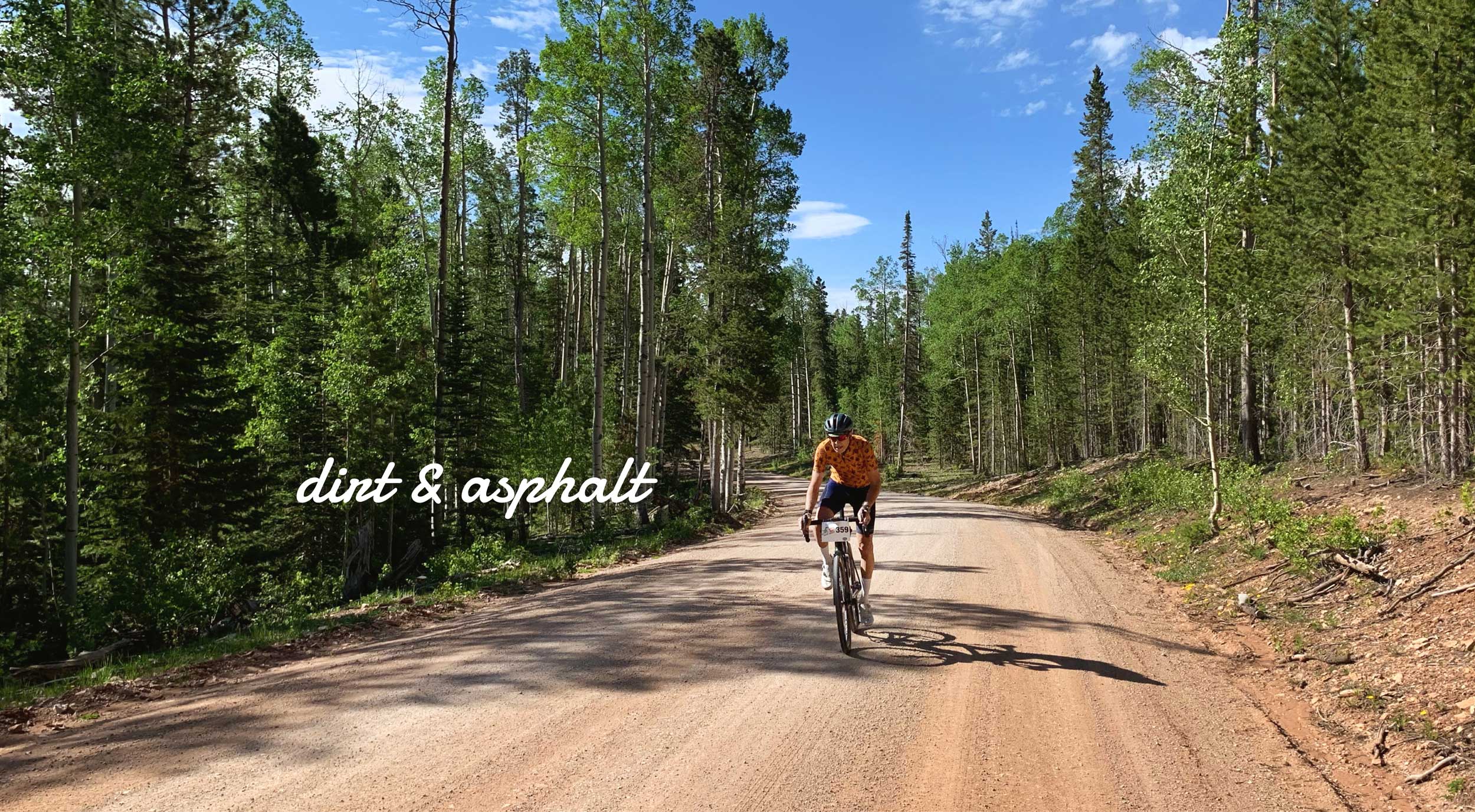 gravel bike rider in dna cycling kit