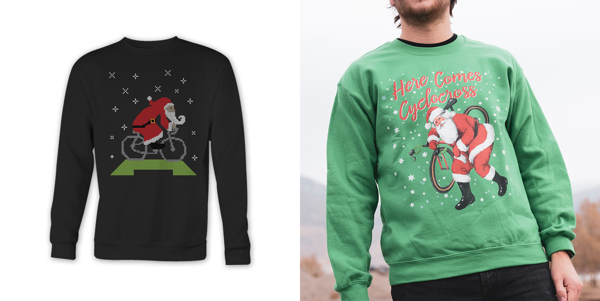 thread and spoke ugly sweater