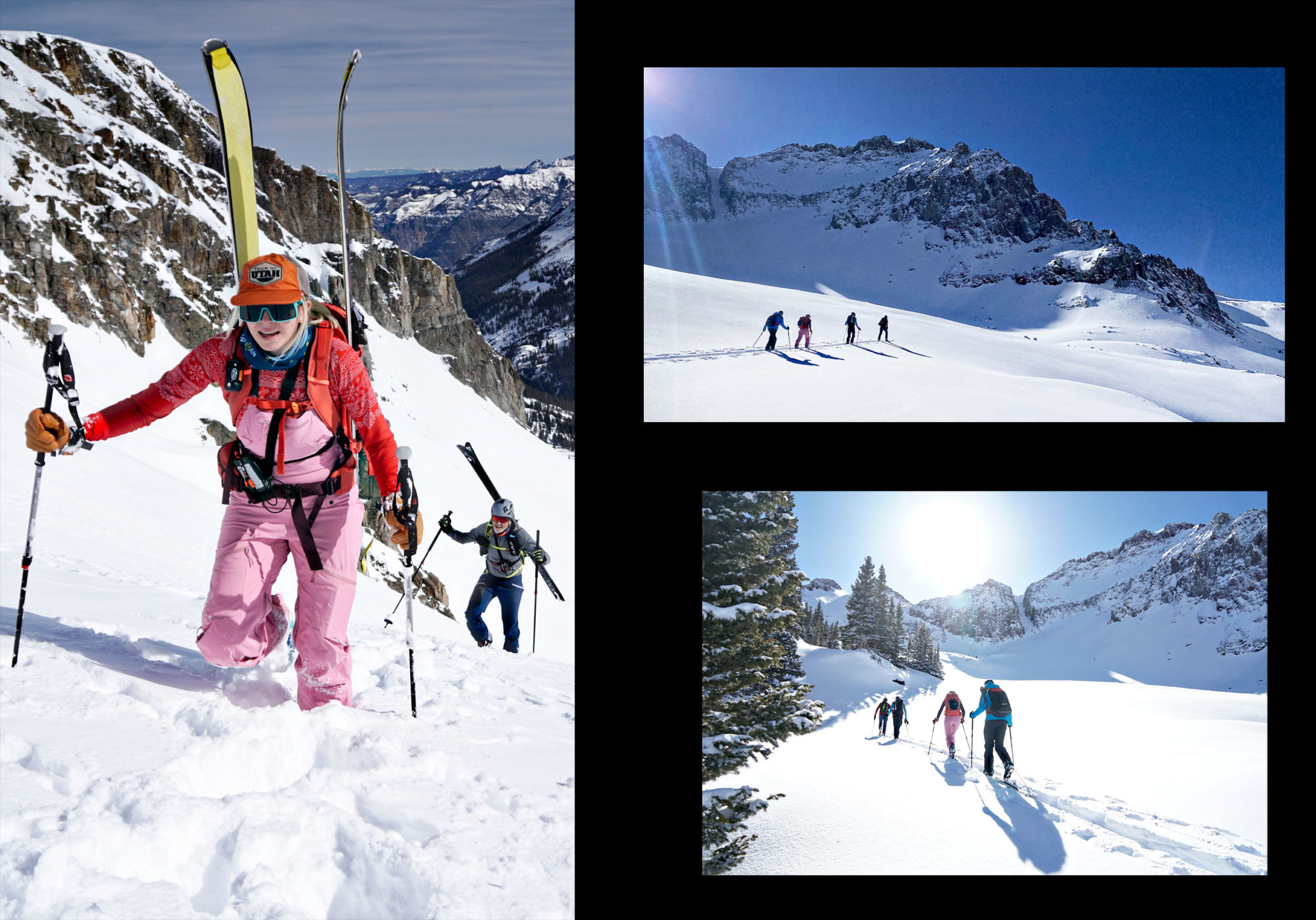 group backcountry skiing
