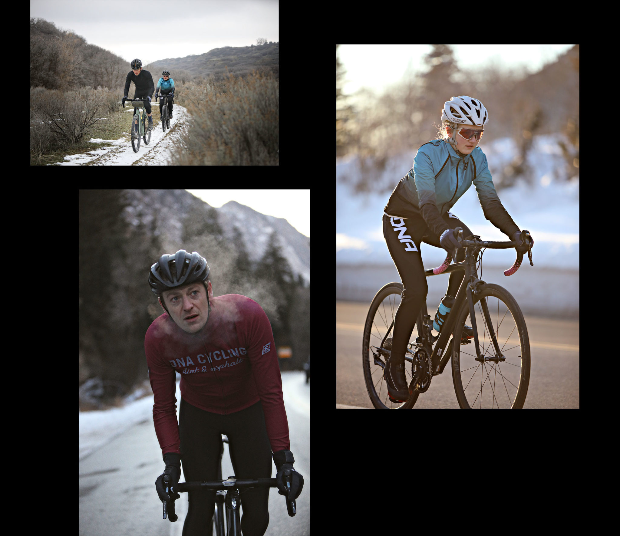 winter cycling in dna cycling outerwear