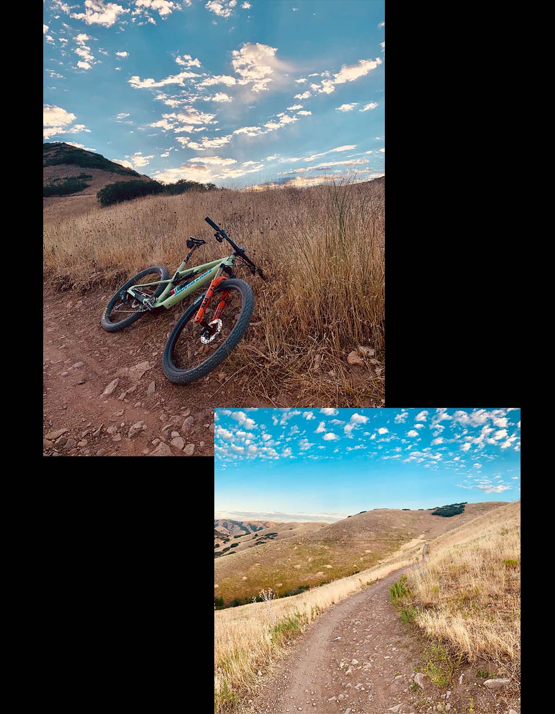 mountain bike on slc mountain bike trails